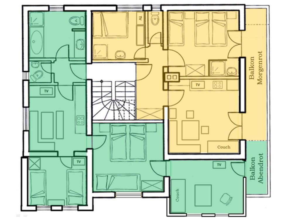 Apartmán Haus Amalie Söll Pokoj fotografie